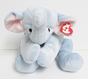 Squirt, the Elephant (NON MINT TAG)<BR>Ty-Pillow Pal<br> (click Picture-FULL DETAILS)